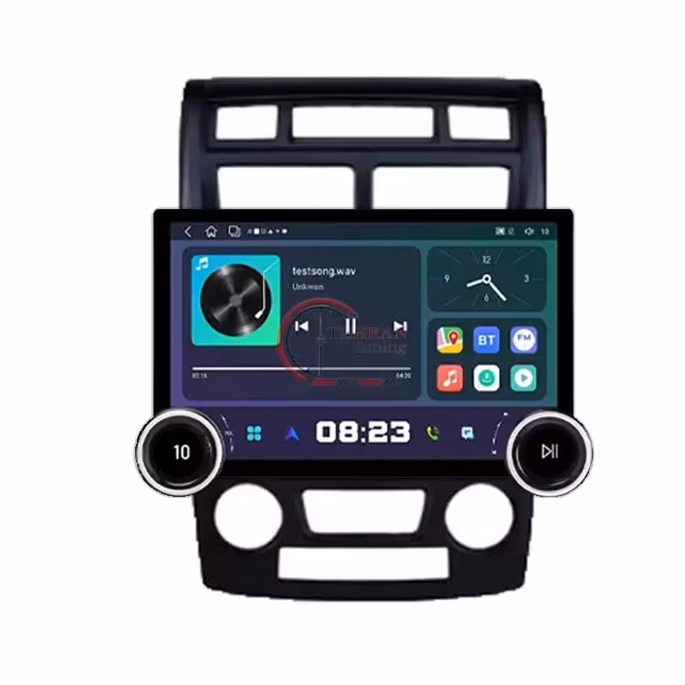 مانیتور 11.8 اینچ اندروید اسپورتیج 2009 دیاموند 4 به 64 اپل کارپلی دار اورجینال