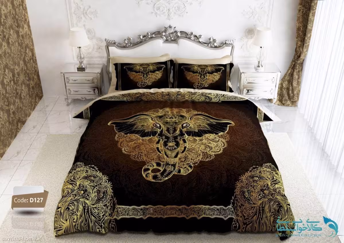 روتختی دو نفره طرح فیل برند ترکسان کد D127