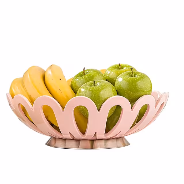 سبد میوه بزرگ پایه استیل کد 15835