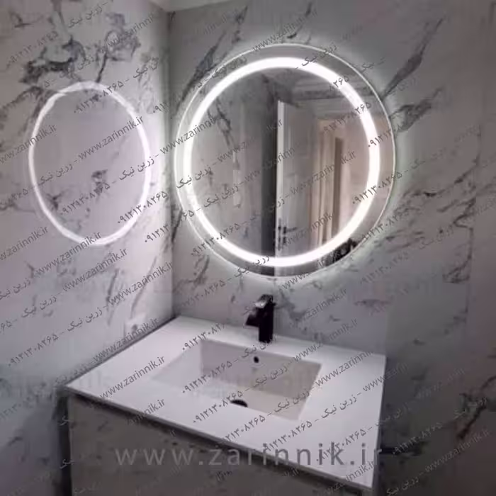 آینه دستشویی زرین نیک مدل AD067