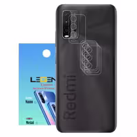 محافظ لنز دوربین لجند مدل نانو گلس مناسب موبایل شیائومی Redmi 9T بسته 5 عددی