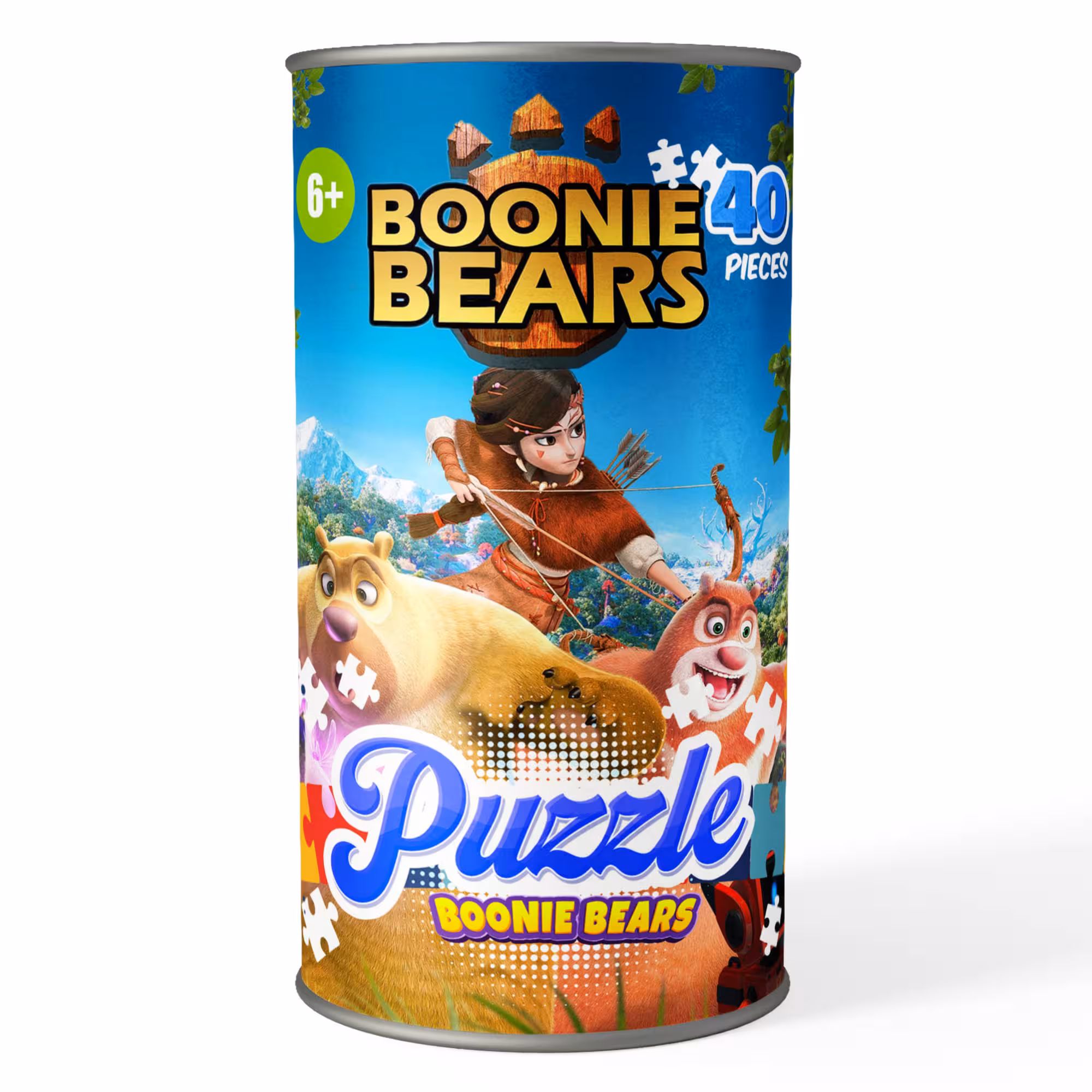 پازل 40 تکه کارتون خرس های بونی