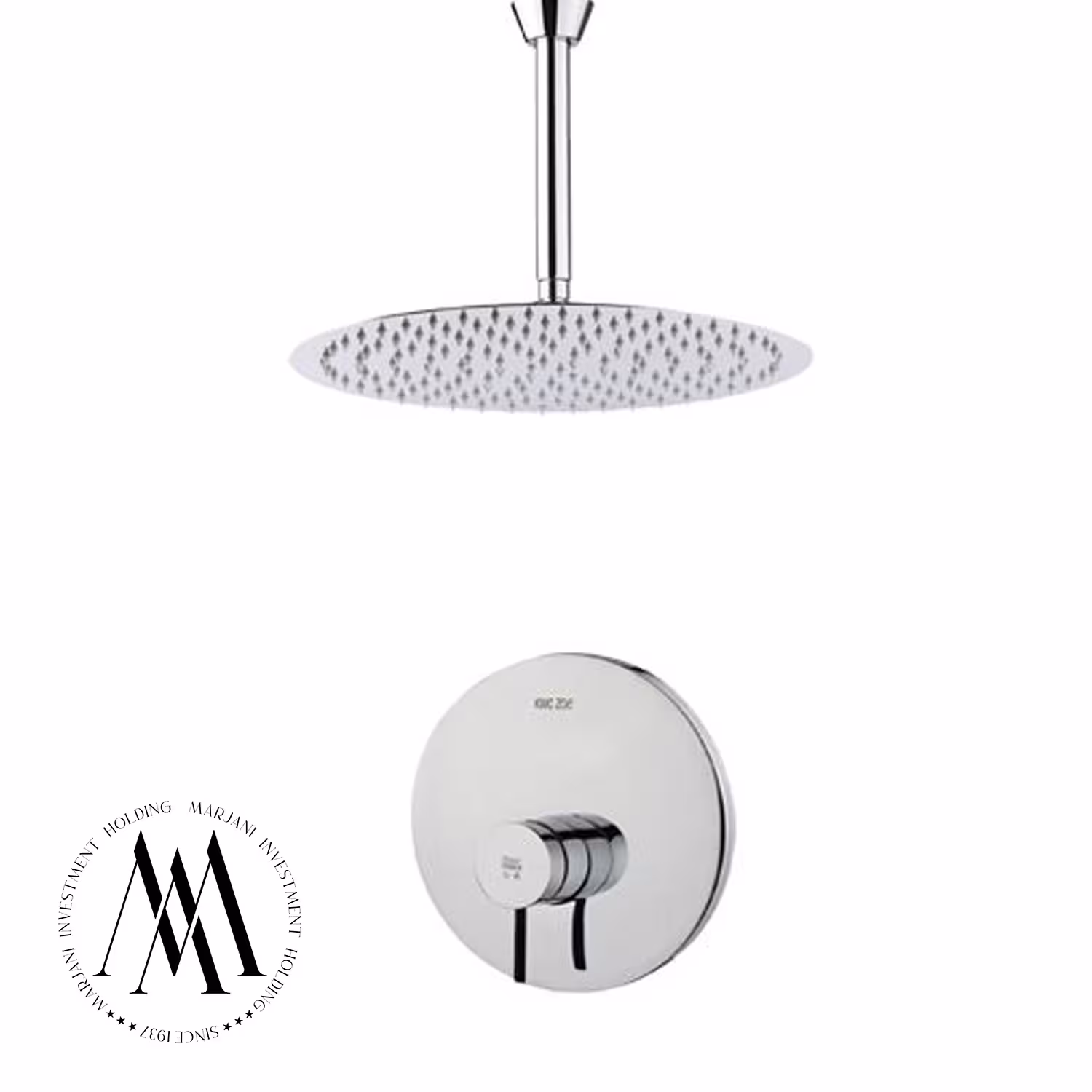 شیر حمام توکار kwc مدل زو تیپ 1 (کروم)