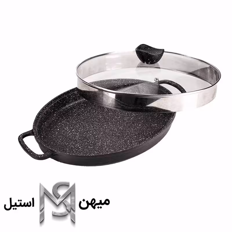 تابه چدن درب‌دار سایز 34 مدل TCH_200