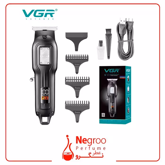 ماشین اصلاح موی سر و صورت وی جی ار مدل V-918
