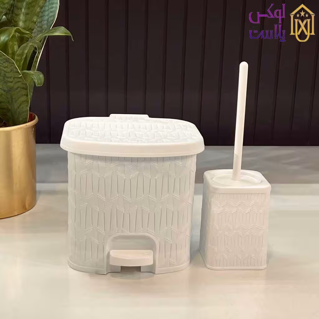 سطل و فرچه طرح بامبو لیمون در 2 سایز
