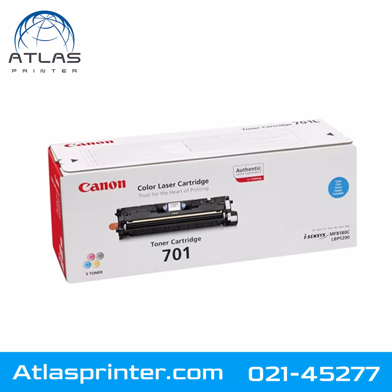 کارتریج لیزری کانن Canon 701 آبی