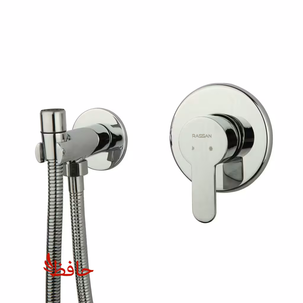 شیر توالت توکار راسان مدل ویوات تنسو کروم