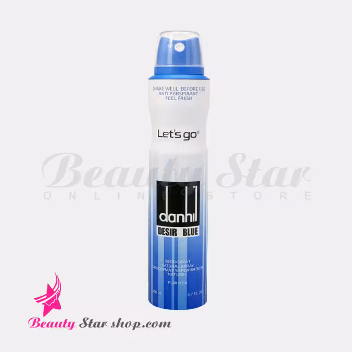 اسپری خوشبو کننده بدن مردانه لتس گو مدل Dunhill Desire Blue حجم 200 میلی لیتر