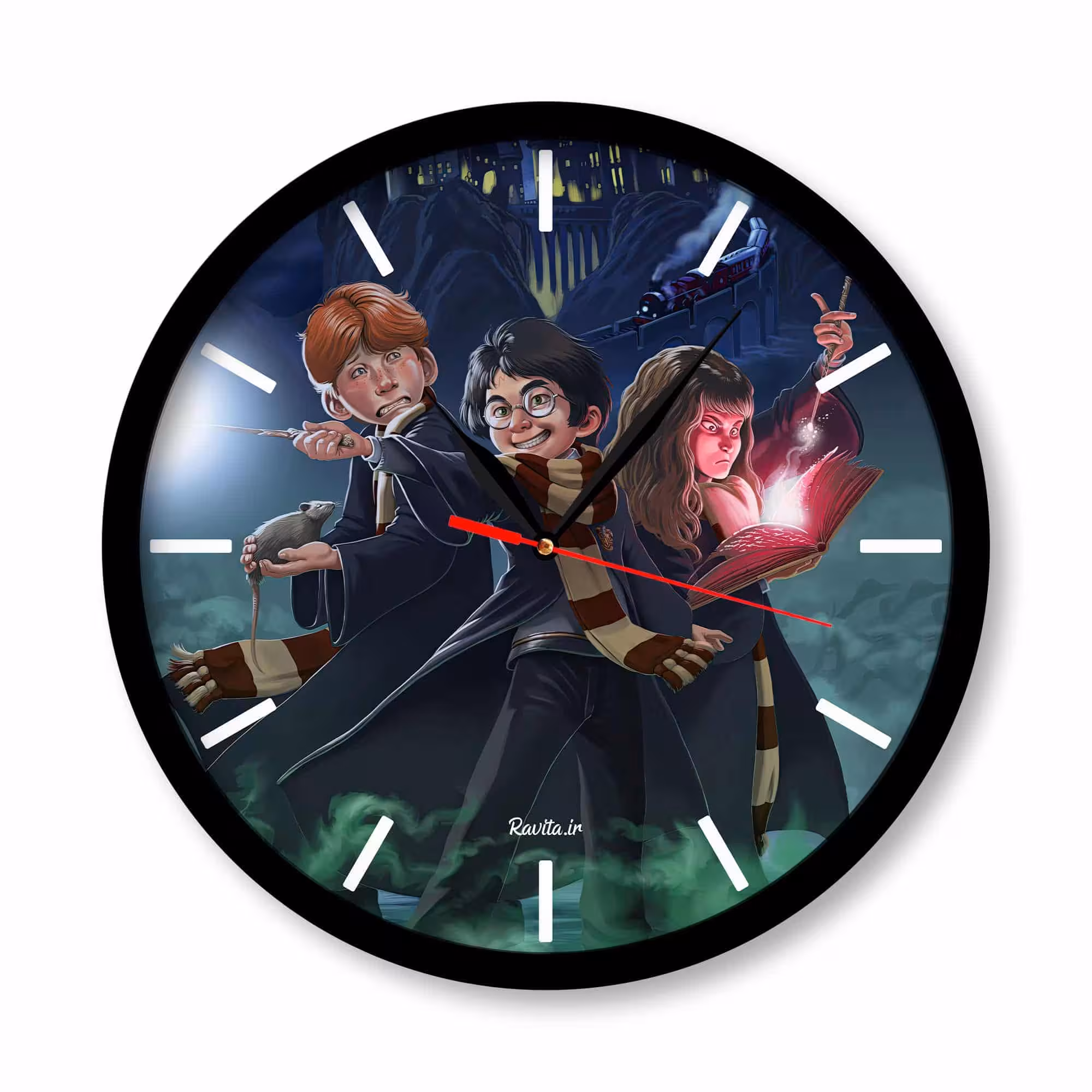 ساعت‌ دیواری راویتا طرح هری‌پاتر کد 3355