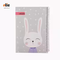 دفتر سیمی 60 برگ ایمان طرح خرگوش مهربون