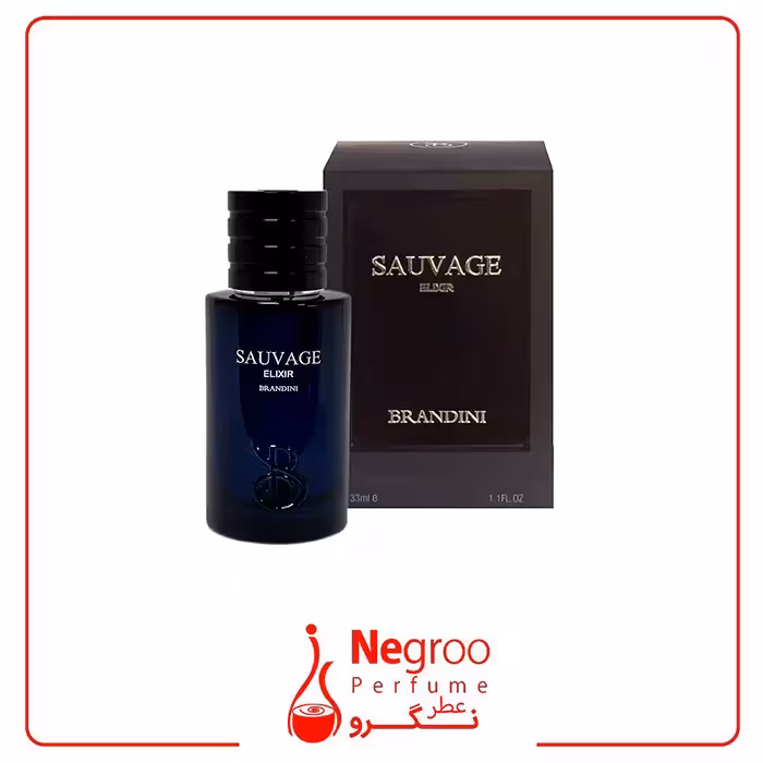 عطر جیبی مردانه برندینی مدل Sauvage Elixir حجم 33 میلی لیتر