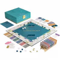 مونوپولی لاکچری باکس سفارشی سری Monopoly Del Mar Shagreen Edition برند WS Game Company