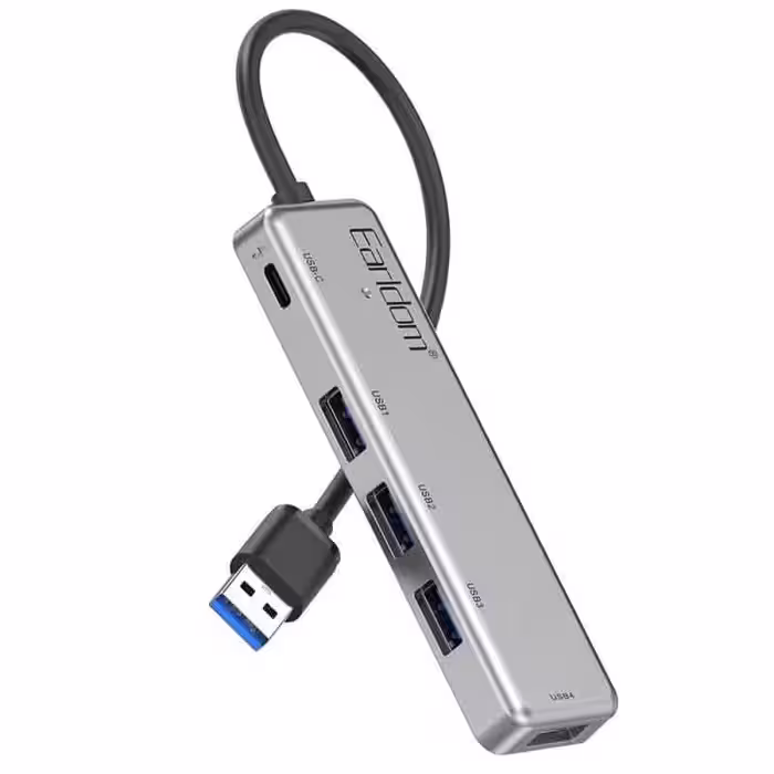 هاب 5 پورت USB2.0 ارلدام ET-HUB12