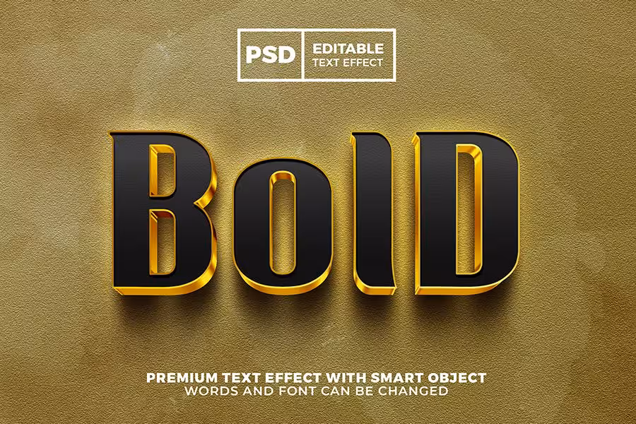 افکت طلایی فتوشاپ سری چهارم