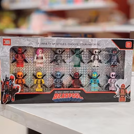 لگو ددپول پک 12 عددی با سلاح وارداتی