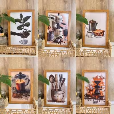 تابلو آشپزخانه دکوراتیو چوبی