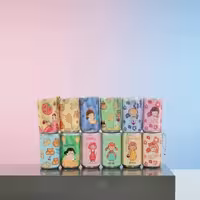 دستمال مرطوب قوطی میکس طرح فانتزی