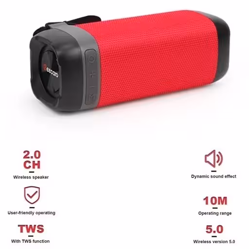 اسپیکر بلوتوثی قابل حمل بیکارو مدل GF402