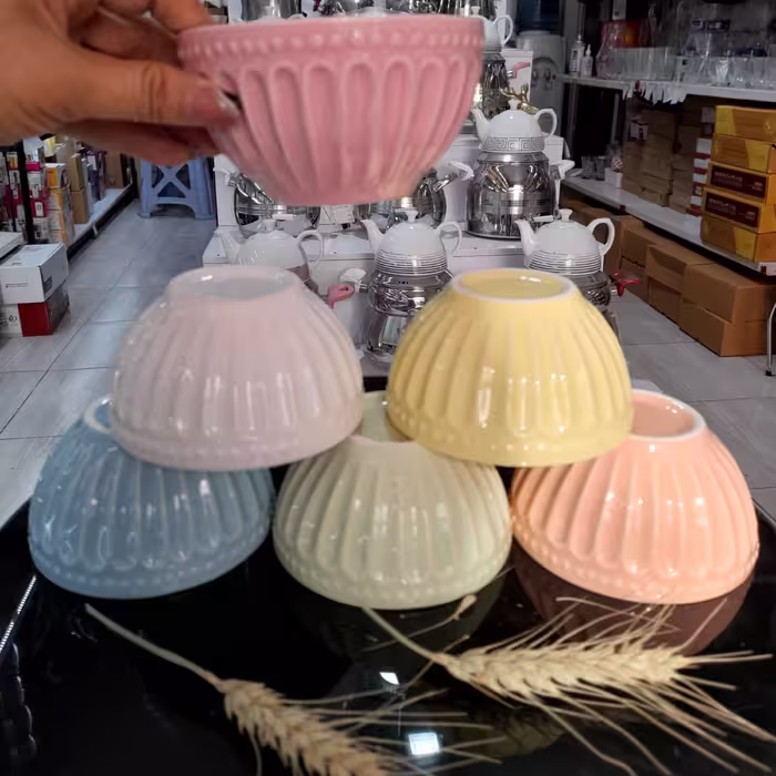 کاسه بزرگ رنگی 