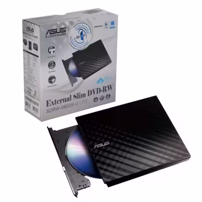 درایو DVD اکسترنال ایسوس مدل SDRW-08D2S-U LITE