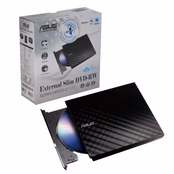 درایو DVD اکسترنال ایسوس مدل SDRW-08D2S-U LITE