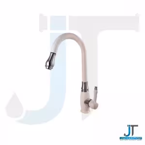 شیر ظرفشویی اهرمی شاوری کروم سفید آریانا (مدل اوپال)