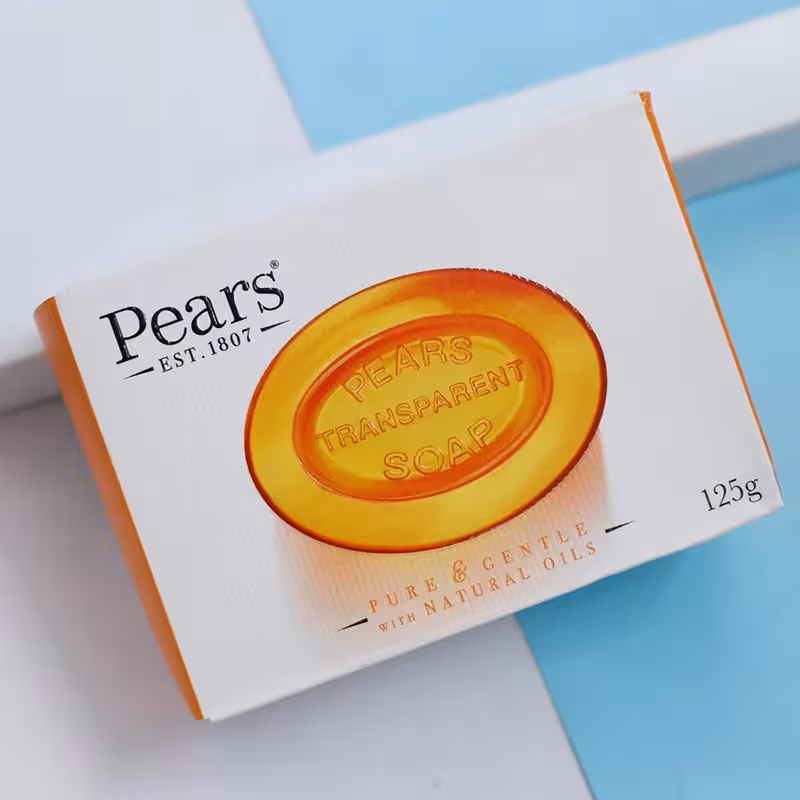 صابون شفاف کننده پیرز حاوی روغن های طبیعی Pears حجم 125 گرم 92755