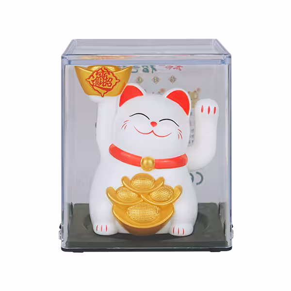 دکوری مانکی نکو – گربه شانس فنگ شویی سایز کوچک (1.5 اینچ)