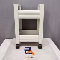 جا سیب زمینی وپیازی دو طبقه ویکتوریا بدون دسته جنس ام دی اف چرخ دار  