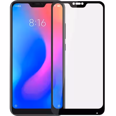 محافظ صفحه نمایش فول چسب با پوشش دهی کامل گوشی ردمی 6 پرو / می A2 لایت