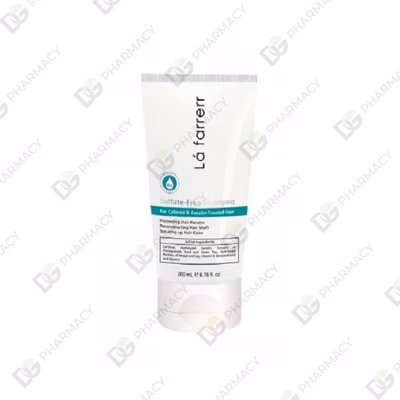شامپو بدون سولفات لافارر مناسب مو کراتینه و رنگ شده دیجی فارماسی
