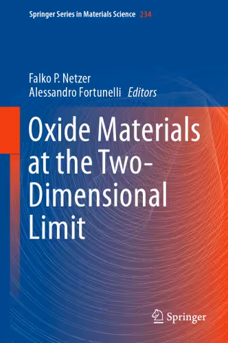 خرید و دانلود نسخه کامل کتاب Oxide Materials at the Two-Dimensional Limit