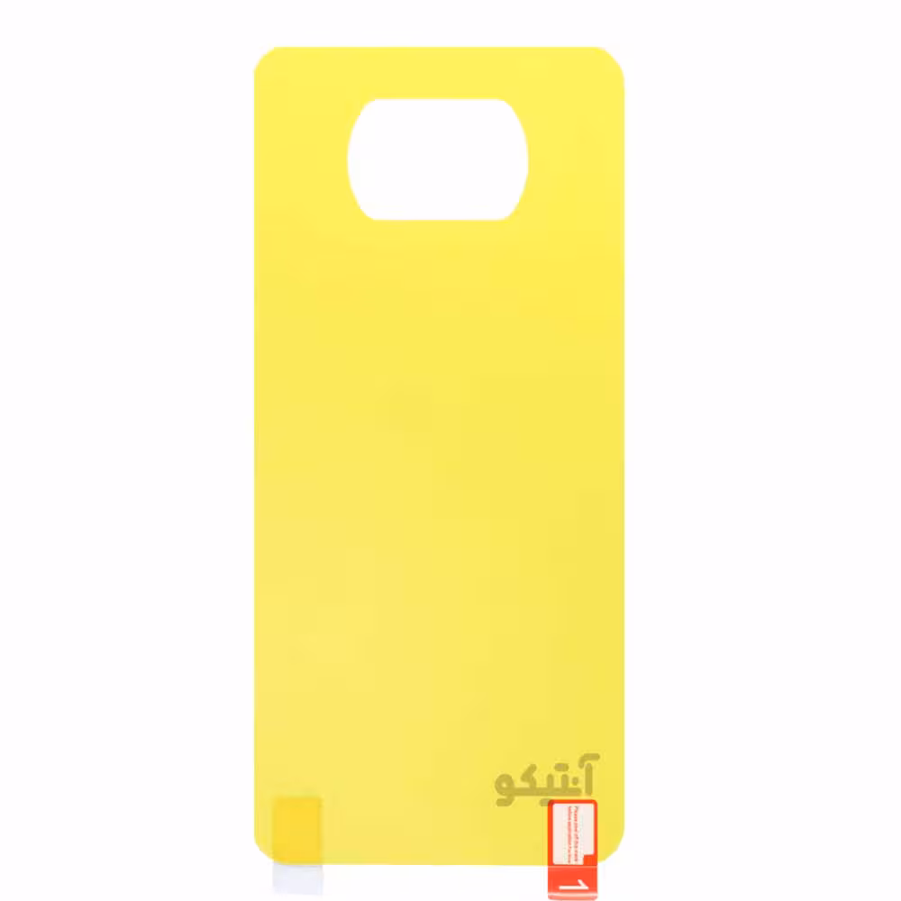 برچسب شفاف محافظ پشت موبایل مناسب برای Xiaomi Poco X3