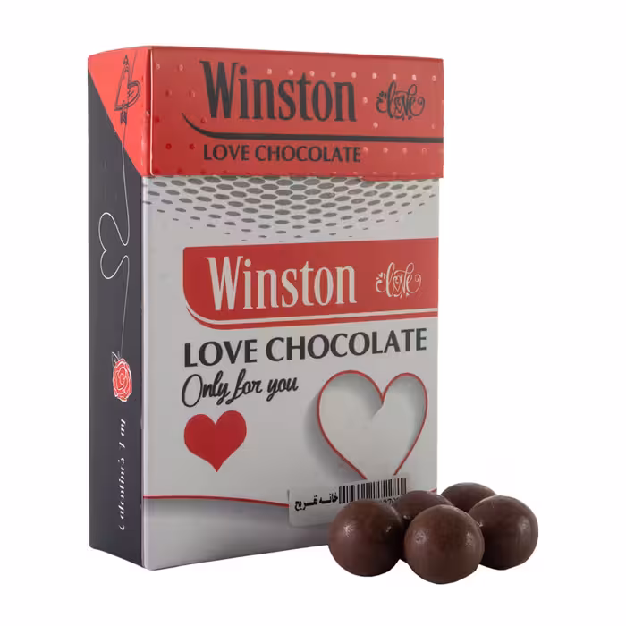 شکلات طرح سیگار وینستون 50 گرمی