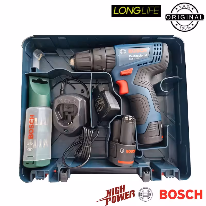 پیچ گوشتی چکشی شارژی بوش مدل GSB 120 LI Extra