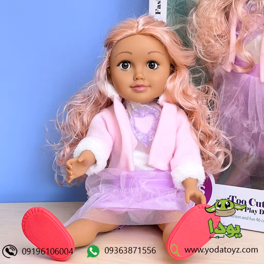 عروسک دخترانه با قد 46 سانتیمتر - fashion fun doll
