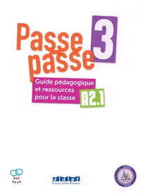 کتاب معلم فرانسوی پس پس Passe passe 3 A2.1 Guide pedagogique