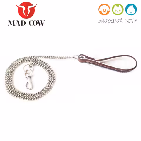 لید زنجیری دسته چرم نیناپت – سایز بزرگ لاکچری