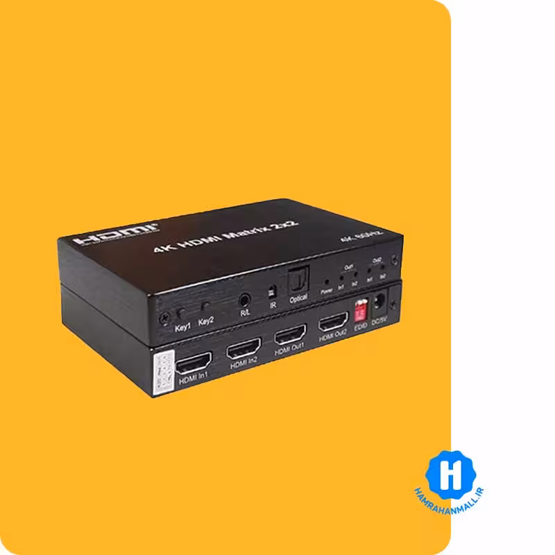 سوئیچ اسپلیتر 2 در 2 HDMI کی نت K-SWSP2022