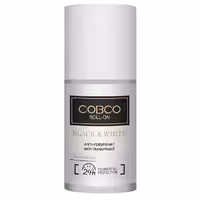 مام رول ضد تعریق زنانه بلک اند وایت کوبکو COBCO ROLL ON BLACK & WHITE 75 ML