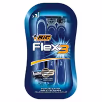 خود تراش مردانه سه تیغ فلکس بیک بسته 3 عددی BIC FLEX 3