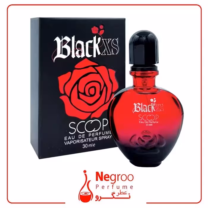 عطر جیبی زنانه اسکوپ مدل blackxs حجم 30 میلی لیتر