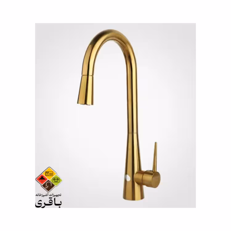 شیر آشپزخانه شاوری راسان مدل سارینا طلامات