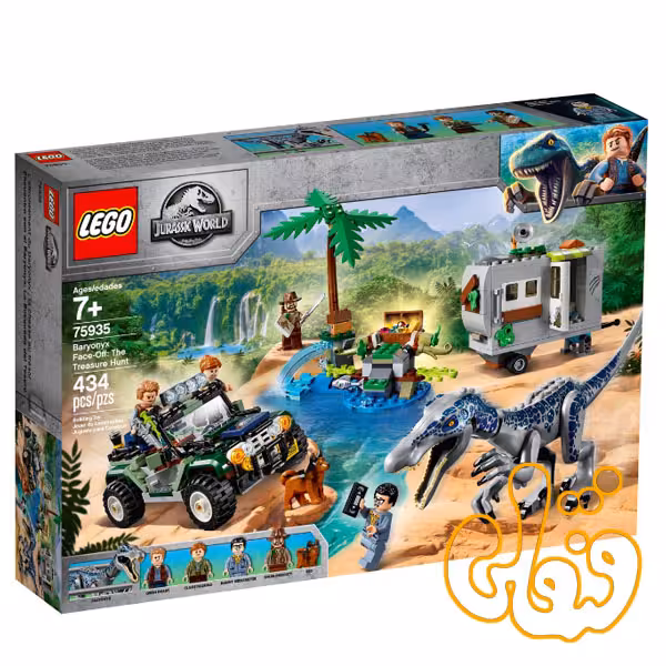 ساختنی لگو ژوراسیک Jurassic World Baryonyx Face-Off: The Treasure Hunt 75935