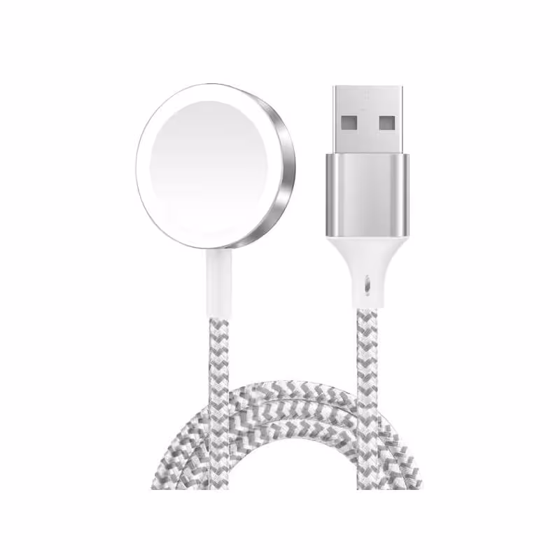 کابل شارژ مغناطیسی اپل واچ گرین مدل Green Magnetic Charging Cable