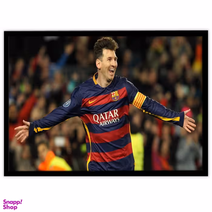 تابلو نوری بکلیت طرح بازیکن فوتبال لیونل مسی مدل B-8812