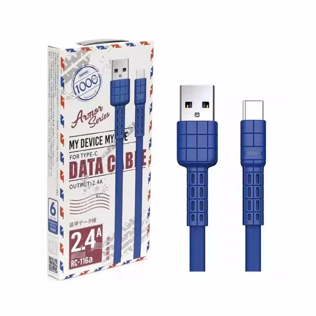 کابل تبدیل USB به USB-C ریمکس مدل RC-116a طول 1 متر