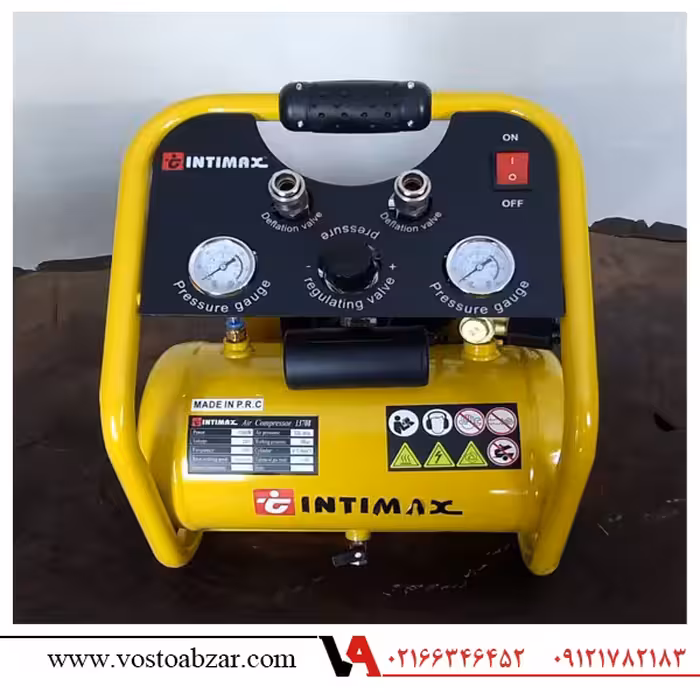 کمپرسور باد 10 لیتری سایلنت طرح دیوالت اینتیمکس مدل 13708