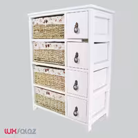 جا پیازی عروس نوین مدل چهار طبقه حصیری4کشویی